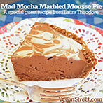 Mad Mocha Marbled Mousse Pie