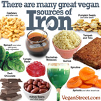 There are many great vegan sources of iron.
