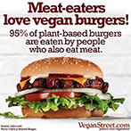 Meat-eaters love vegan burgers!