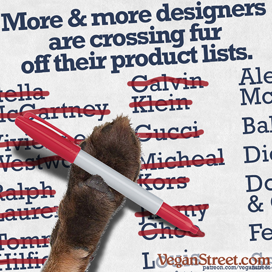 More and more designers are crossing fur off their product lists.