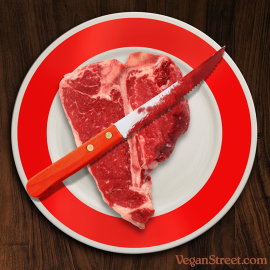 No to meat.