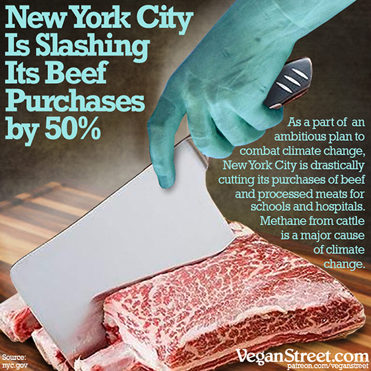 New York City Is Slashing Beef Purchases by 50%.