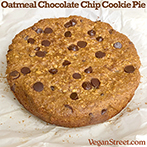 Oatmeal Chocolate Chip Cookie Pie