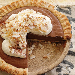 Chocolate Coconut Cream Pie