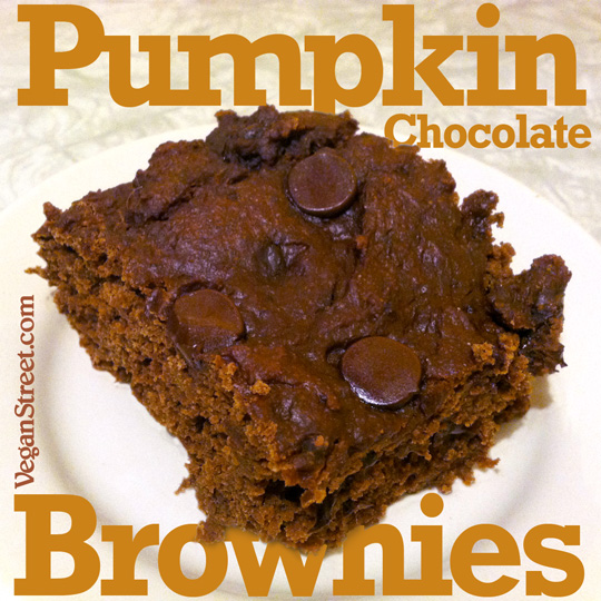 Pumpkin Chocolate Brownies