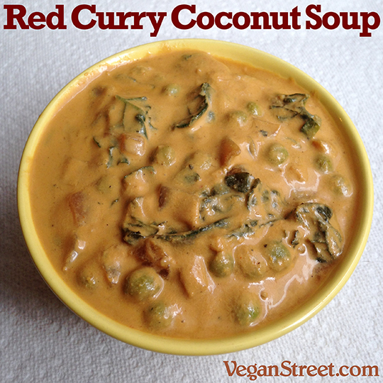 Red Curry Coconut Soup