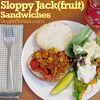 Sloppy Jack(fruit) Sandwiches