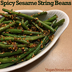 Spicy Sesame String Beans