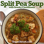 Split Pea Soup with Smoky Cauliflower