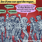 See if you can spot the vegan...