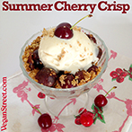 Summer Cherry Crisp