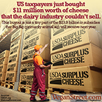 US taxpayers just bought $11 million worth of surplus cheese.