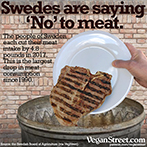 Swedes are saying 'No' to meat.