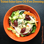 Tahini-Salsa-Lime Oil-Free Dressing