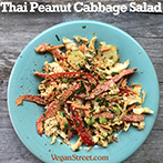 Thai Peanut Cabbage Salad