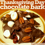 Thanksgiving Day chocolate bark