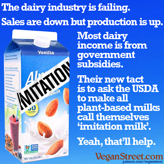 The dairy industry is failing.