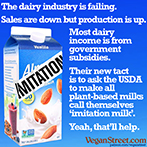 The dairy industry is failing.