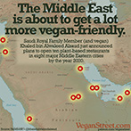 The Middle East is about to get a lot more vegan-friendly.