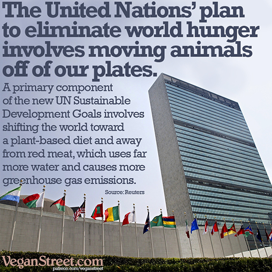 The United Nations' plan to eliminate world hunger...