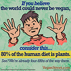 If you believe the world could never be vegan...