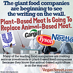 The giant food companies are beginning to see the writing on the wall.