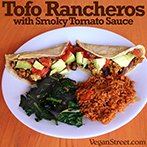 Tofu Rancheros with Smoky Tomato Sauce