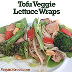 Tofu-Veggie Lettuce Wraps