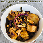 Tofu Veggie Stir Fry with DIY Hoisin Sauce