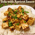 Tofu with Apricot Sauce