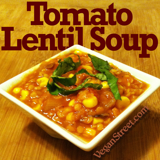 Tomato Lentil Soup