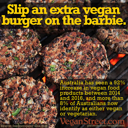 Slip an extra vegan burger on the barbie.