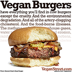 Vegan Burgers have everything you'll find in cow burgers except...