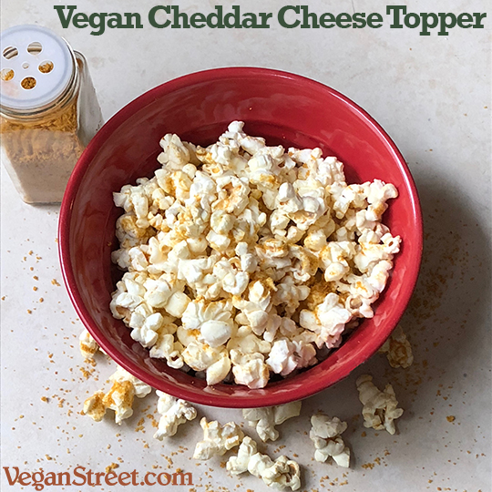 Vegan Cheddar Cheese Topper
