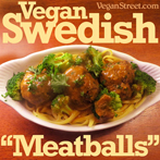 Vegan Swedish "Meatballs"