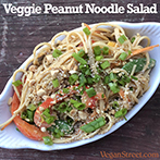 Veggie Peanut Noodle Salad