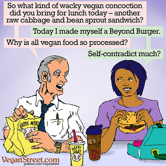 What wacky vegan concoction did you bring for lunch?