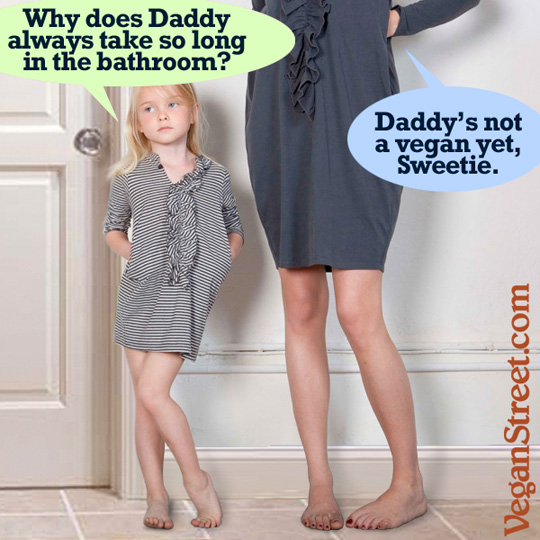 Why does Daddy always take so long in the bathroom?