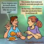 If you vegans care so much about the environment, why do you eat soy?
