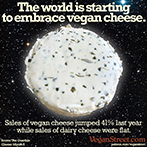 The world is starting to embrace vegan cheese.