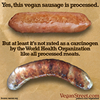 Yes, this vegan sausage is processed. But...