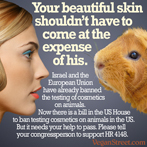 Your beautiful skin shouldn't have to come at the expense of his.